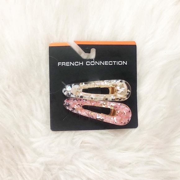 French Connection Hair Clips - Picture 1 of 2